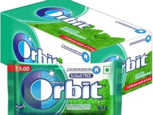 Orbit Spearmint Sugar Free Chewing Gum 1 Box=(3.3gm×32pcs)