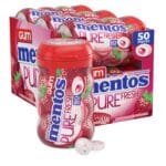 Mentos Gum Strawberry | Mentos Pure Fresh Sugar-free Chewing Gum | 6 Bottles x 30pcs