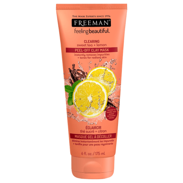 Freeman Clearing Sweet Tea & Lemon Peel-Off Clay Mask 175ml