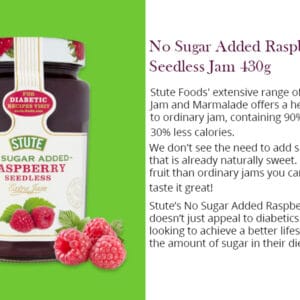 Stute Diabetic Raspberry Extra Jam 430 gm