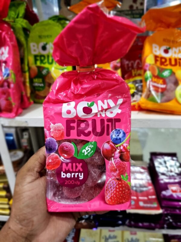 Roshen, Bonny-Fruit, 200 g, Jelly candies, berry mix