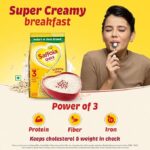 Saffola Oats Rolled Oats Delicious Creamy Oats 100% Natural High Protein & Fibre Healthy Cereal for weight loss 1Kg+300gm - Image 2