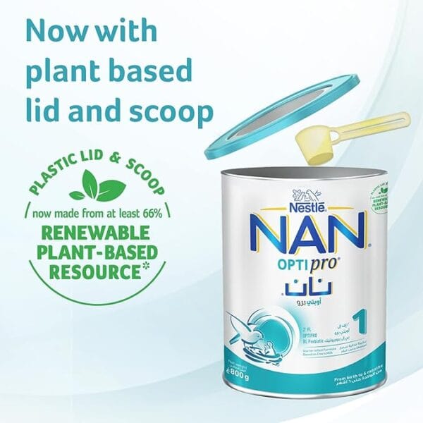 Nestlé NAN Optipro Stage 1, Infant Formula, From 0 to 6 Months, Tin, 800g