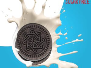 Sandwich Vanilla Cookies with Cocoa Cream sugars-free (4x44g) 176g Diablo