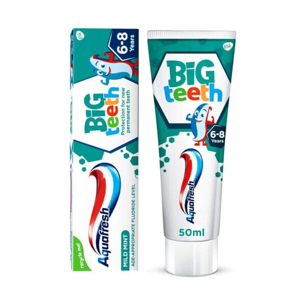 Aquafresh Big Teeth Baby Toothpaste (6-8 Years) 50ml