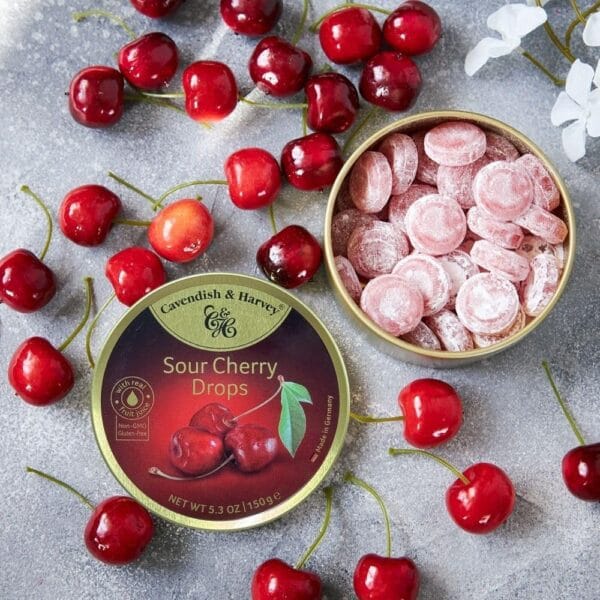 Cavendish and Harvey Sour Cherry Drops Candy - 200g