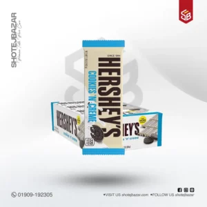 HERSHEY'S Cookies 'n' Creme Candy Bars, I Box 40 gm ar 24 pcs