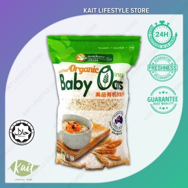 Health Paradise Organic Instant Premium Baby Oats - 500g