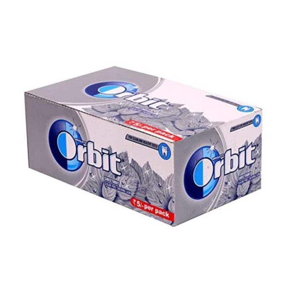 Orbit Sugar Free Chewing Gum Sweetmint,1 Box=(3.3gm×32pcs)