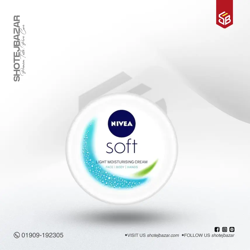 8 Nivea Soft Refreshingly Soft Moisturising Cream 200ml - Image 1