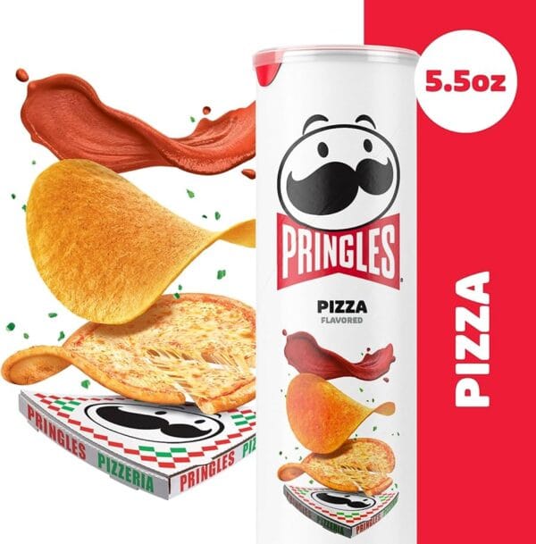 Pringles Pizza Potato Crisps,158 g