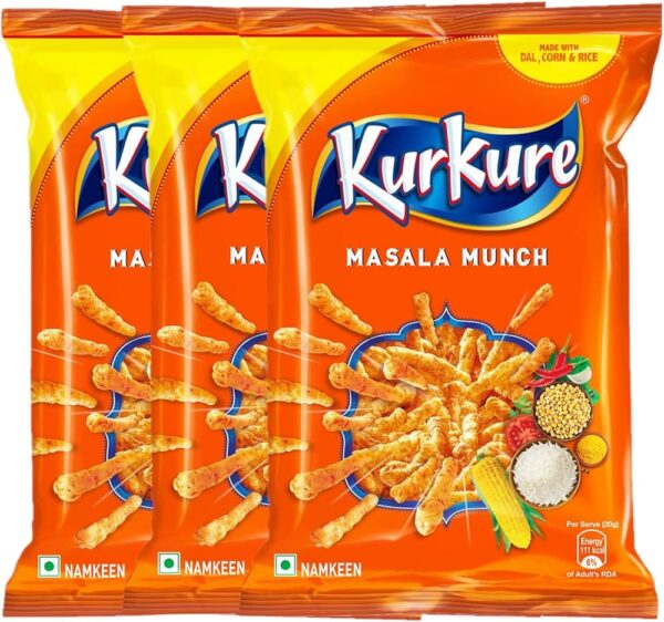 KURKURE Masala Munch 78 gm Each 3 pcs