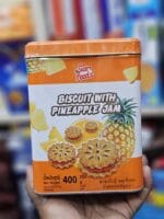 Bánh Quy Nhân Mứt Dứa SiamFoods Hộp Thiếc 400g