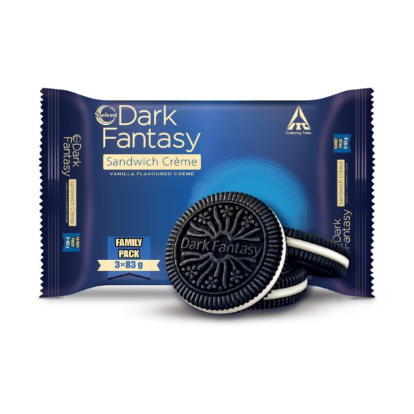 Sunfeast Dark Fantasy Vanilla Crème, 249g,