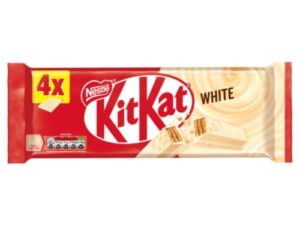 Kit Kat 4 Fingers White Chocolate Bar 4 Pack