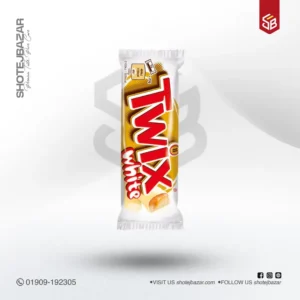 “Twix White Chocolate Biscuit Snack Bars Multipack Chocolate 4x46g