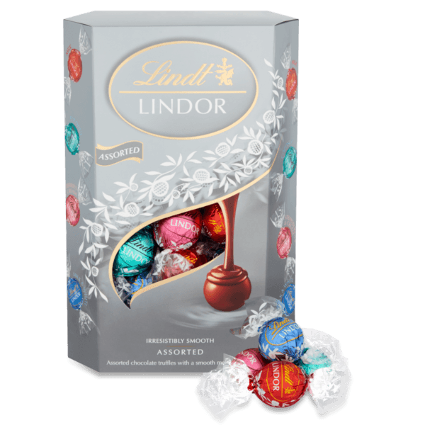 Lindt LINDOR Silver Assorted Truffles- 200g