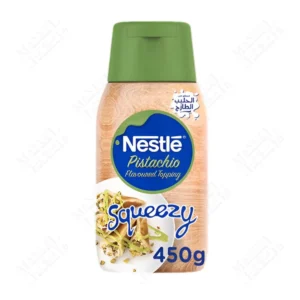 Nestlé Squeezy Pistachio Flavored Sweetened Condensed Milk Topping 450 Gm