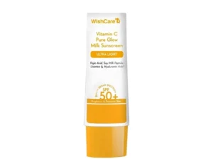 WishCare Vitamin C Pure Glow Milk Sunscreen SPF 50+ PA+++ 50g