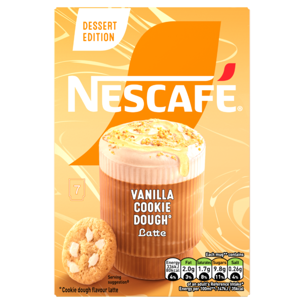 Nescafe Latte Vanilla Cookie Dough 136.5g