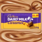 Cadbury Dairy Milk Caramel Chocolate Bar 120g