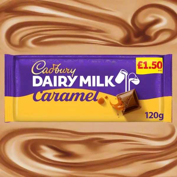 Cadbury Dairy Milk Caramel Chocolate Bar 120g
