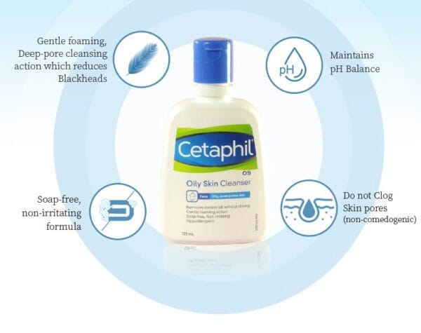 Cetaphil oily skin cleanser 125 ml