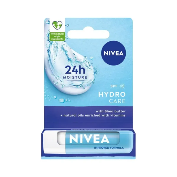 NIVEA Hydro Care Lip Balm SPF15, 4.8g