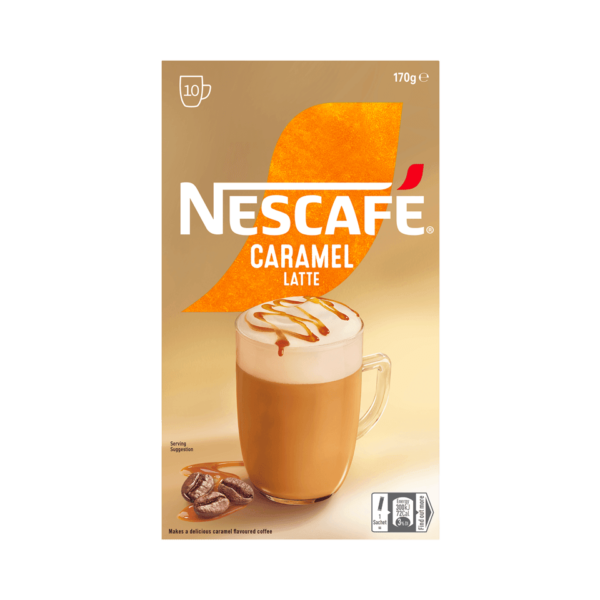 Nescafé Caramel Latte Coffee /8 packs