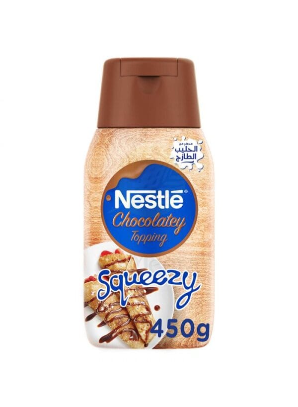 Nestlé Squeezy Chocolatey Topping, 450G - Pack of 1
