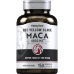 Piping Rock Red Yellow Black Maca 4800mg 150 Capsules