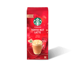 Starbucks® Toffee Nut Latte Premium Instant Coffee (4 Sticks Per Box)
