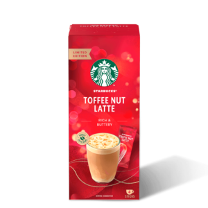 Starbucks® Toffee Nut Latte Premium Instant Coffee (4 Sticks Per Box)