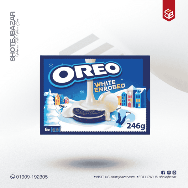 Oreo White Chocolate Cookies 246g - Image 1