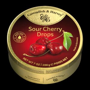 Cavendish and Harvey Sour Cherry Drops Candy - 200g
