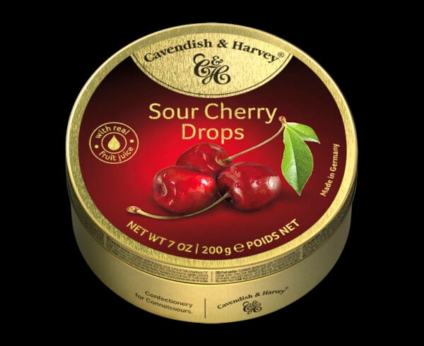 Cavendish and Harvey Sour Cherry Drops Candy - 200g