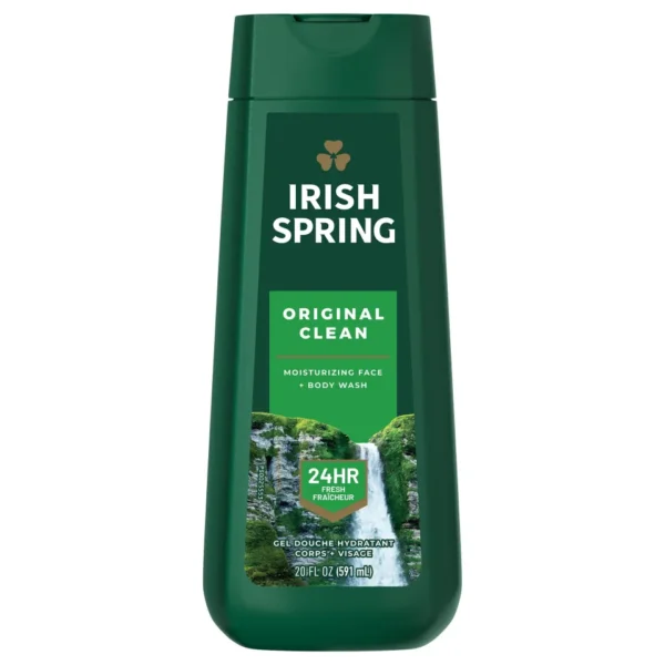 Irish Spring clean shower gel used for male female - 591ml