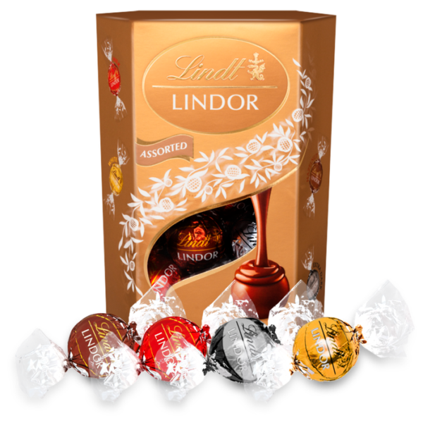 Lindt Lindor Assorted Chocolate Truffles 200G X 5