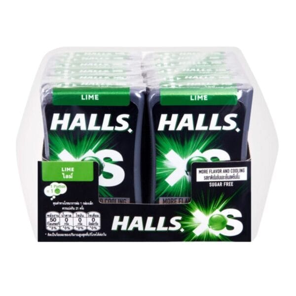 HALLS XS Sugar-Free Candies Lime 12.6 g