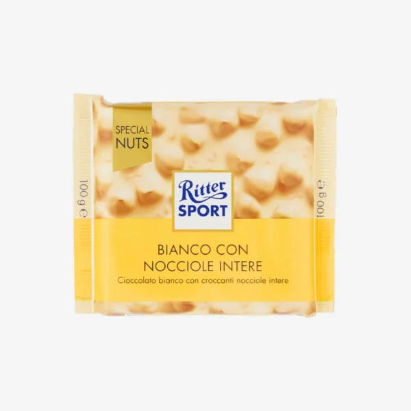 Ritter Sport White Whole Hazelnut 100g