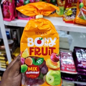 Roshen Bonny Mixed Summer Fruits Jelly Candies, 200 g, White
