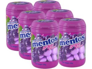 Mentos Bottle - Grape Flavours 6 jars