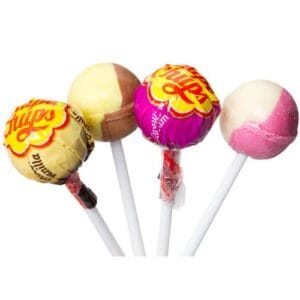 Chupa Chups Lollipops Bag Creamy Assorted Flavours 10 Pieces x 11g