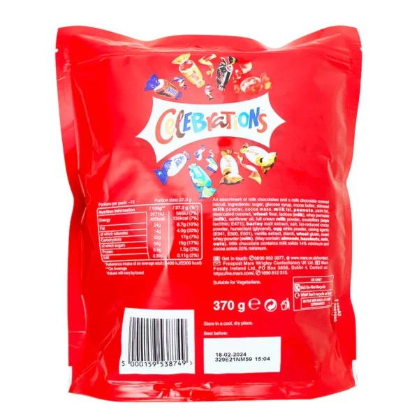 Mars Celebrations Mix Pouch - 370g