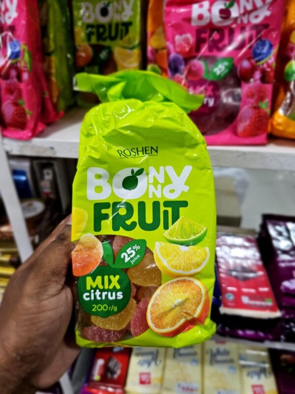 Roshen, Bonny-Fruit, 200 g, Jelly candies, citrus fruits