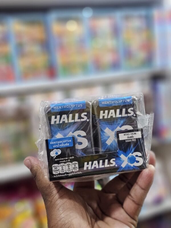 HALLS Xs Mentho Lyptus 21 pcs x 12