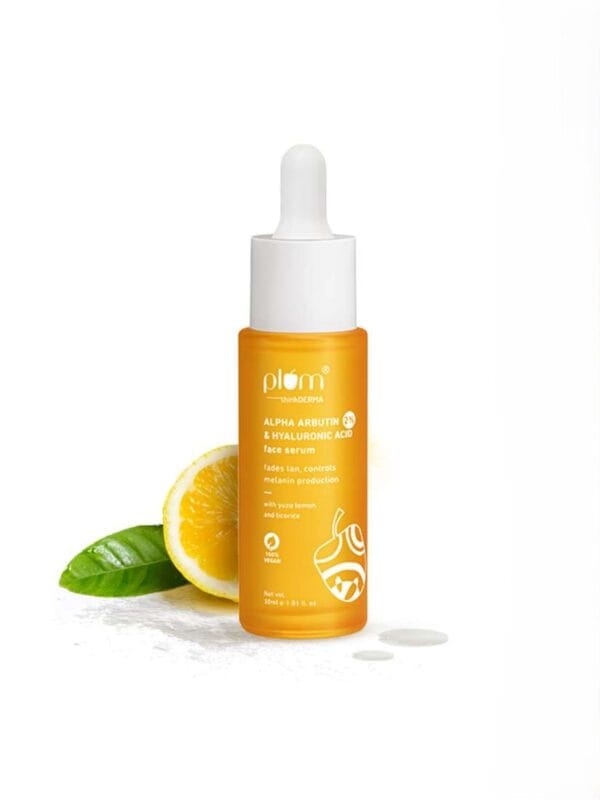 Plum 2% Alpha Arbutin & Hyaluronic Acid Face Serum For Tan 30ml
