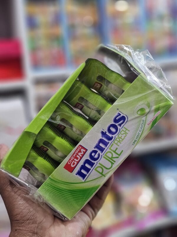 Mentos Pocket Bottle Lime Mint 29g (1 Outer X 10Pcs)