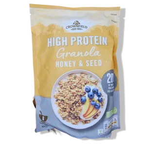 Crownfield High Protein Granola Honey & Seed Muesli 400gm