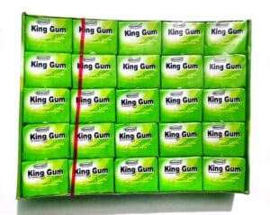 KING GUM WATERMELON FLAVOR CHEWING GUM - 50 PCS